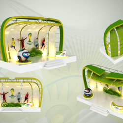 FOOTBALL EXHIBITION STAND &amp;amp; KIDS STALL