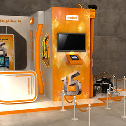 Mobinil 15 years in egypt celebration booth