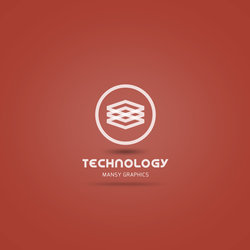 Create a Creative Logo for Technology Company in Flat Style