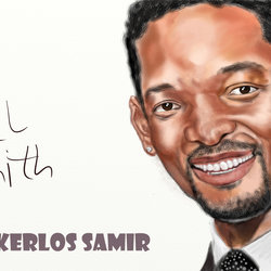 will smith digital drawing