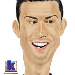 kristiano digital caricature