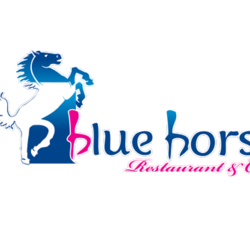 blue horse