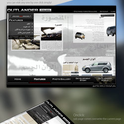 MITSUBISHI OUTLANDER website 2008