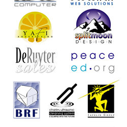 Compilation of early career logos