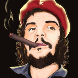Che Guevara Digital painting t-shirt