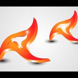 تصميم شعار بسيط بتقنية 3D