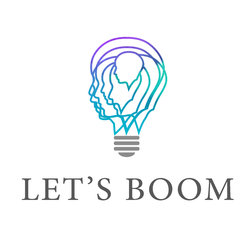 شعار لشركة let’s boom