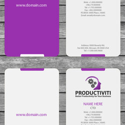 Productivity Logo and Business Card