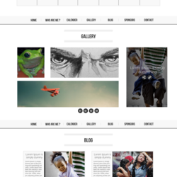 Occasion - One page clean &amp;amp; simple