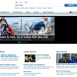 Sky.com Homepage