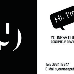 ma carte de vesit +habiage 