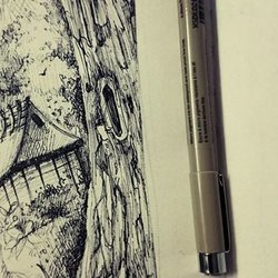 watercolor drawing 
