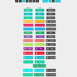 Pixels Flat UI