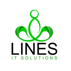 تصميم لوجو وبراند لشركة lines 
