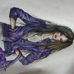Drawing, Fashion, Illustration. ...  Girl