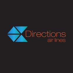 directions airline logo Design and corporate identity  
