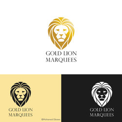 Gold Lion Marquees Logo