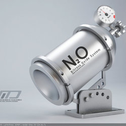 Nitrous Oxide System | 3D Modeling