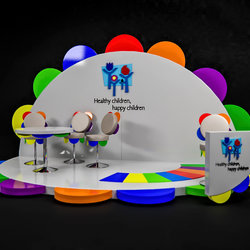 Healthy Children Booth design