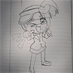 Drawing anime