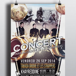 اعلان لحفل موسيقي - Concert poster