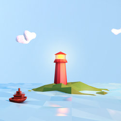 Low Poly Lighthouse