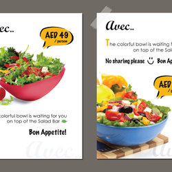 Avec Salad Posters