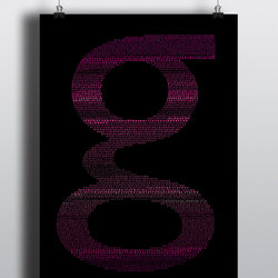 Hot Pink Alphabet