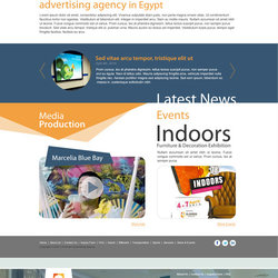Al Ahram Advertising Agency Website Design