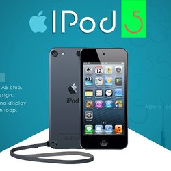 تصميم اعلان ل ipod