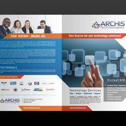 corporate business brochure design.(ARCHIS company)