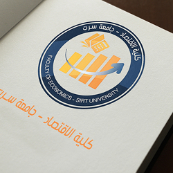 فكرة شعار كلية الاقتصاد - Faculty of economics logo idea