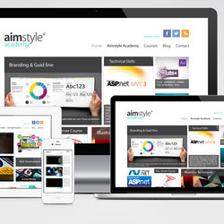 Aimstyle Academy website