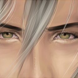 eyes ~ 1 layer digital painting