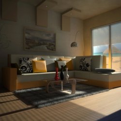 2 - تصميم غرفة جلوس مودرن