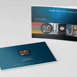 Logo &amp;amp; Brochures for &amp;quot;BFCF Chaud - Froid&amp;quot; (BFCF Hot - Cold company)