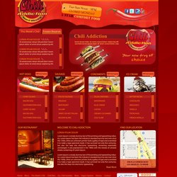 تصميم موقع Chili Addiction