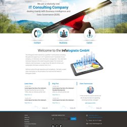 تصميم موقع infologisticx
