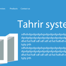 tahrir system company website redesign 