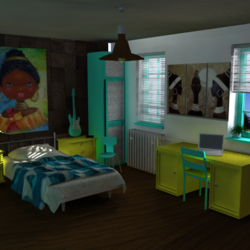 bedroom by maya