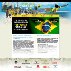 Foorvolley world cup website