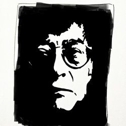 black and white drawings