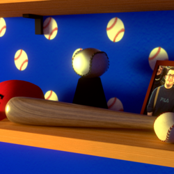 ركن البيسبول 3D