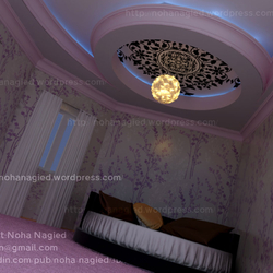 girly room purble interior