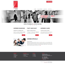 Drupal website for Bank