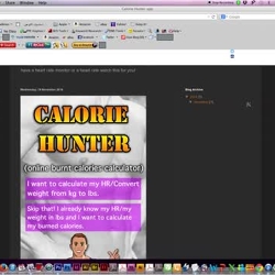 تطبيق &amp;quot;صائد السعرات&amp;quot; Calorie hunter أثناء الاستخدام التجريبي.
