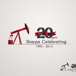 Sharpe Celebrating 20 years Logo