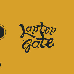 laptop gate logo and card