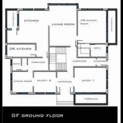 plan villa &amp;quot; software autocad &amp;quot;