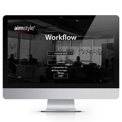 Aimstyle graphic workflow website